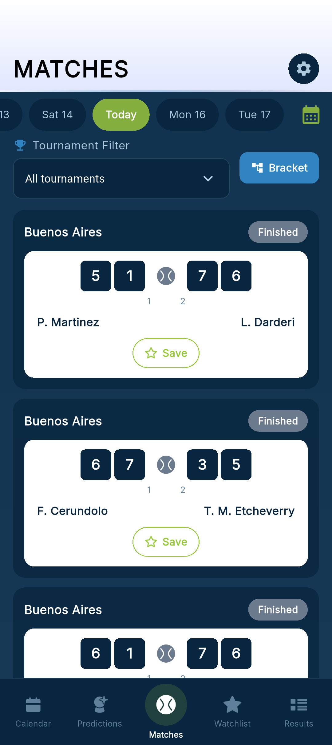 1x Tennis Match Tracker screenshot 5