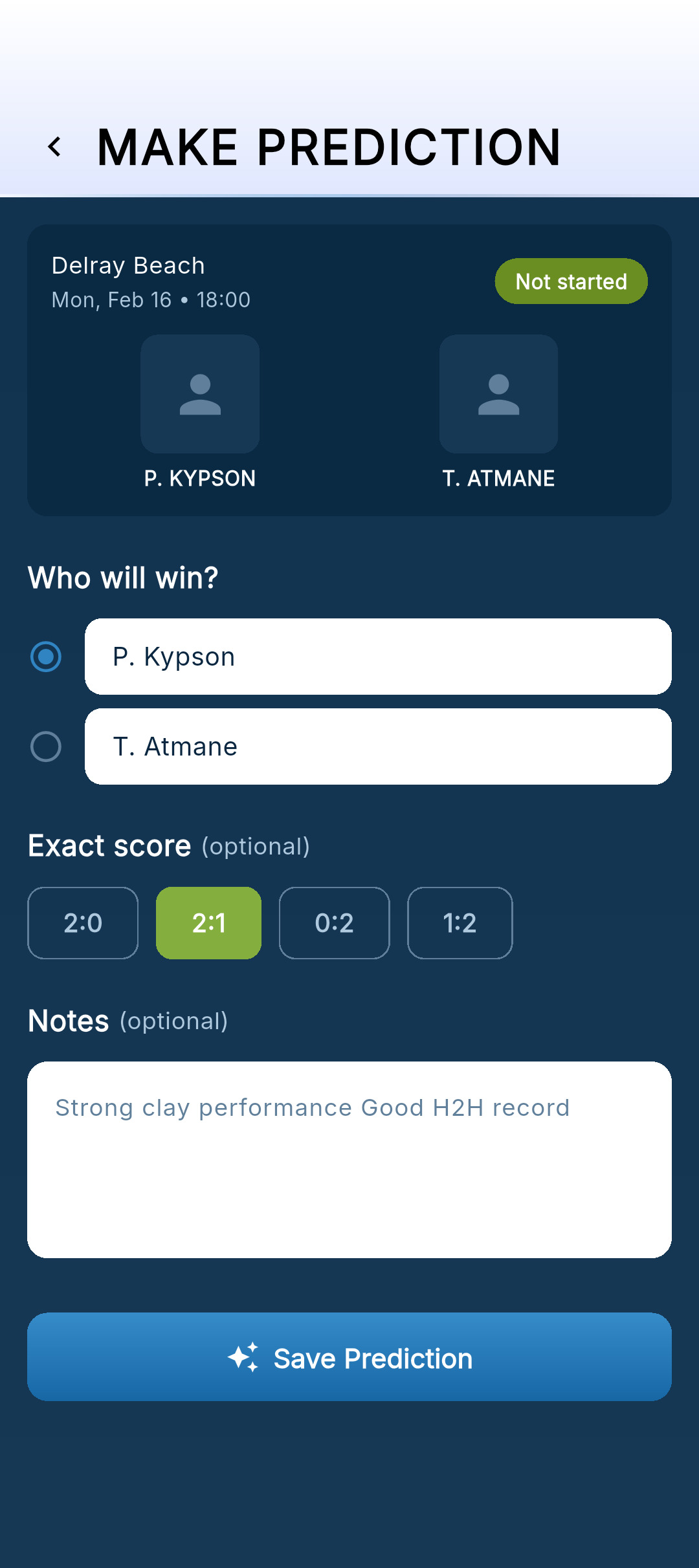 1x Tennis Match Tracker screenshot 8